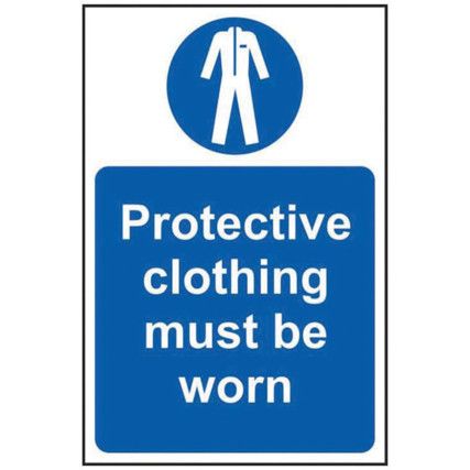 PROTECTIVE CLOTHING MUST BE WORN- SAV (200 X 300MM)