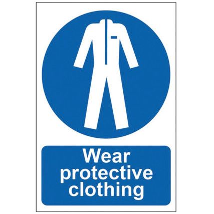 WEAR PROTECTIVE CLOTHING -PVC(200 X 300MM)