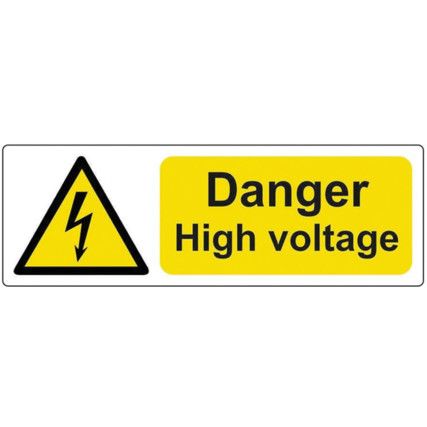 DANGER HIGH VOLTAGE - PK-5SAV (75X 25MM)