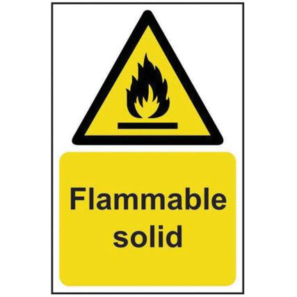 FLAMMABLE SOLID - RPVC (200X300MM)