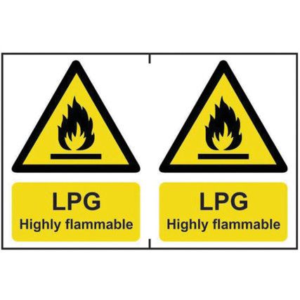 LPG HIGHLY FLAMMABLE - PVC (300X200MM)