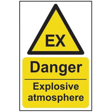 DANGER EXPLOSIVE ATMOSPHERE -SAV(200 X 300MM)