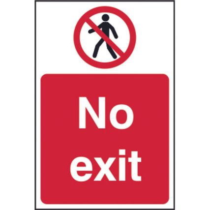 NO EXIT - SAV (200 X 300MM)