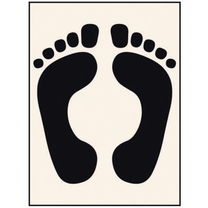 FEET STENCIL (300 X 400MM)   