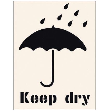 KEEP DRY STENCIL (300 X 400MM)