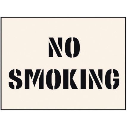 NO SMOKING STENCIL (600 X 800MM) 