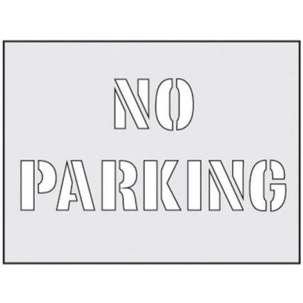 NO PARKING STENCIL (190 X 300MM) 