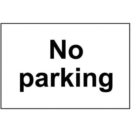 NO PARKING - SAV (300 X 200MM)