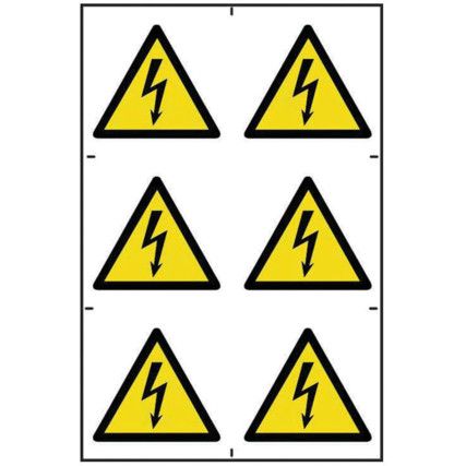 ELECTRICAL HAZARD SYMBOLS -PVC(200 X 300MM)