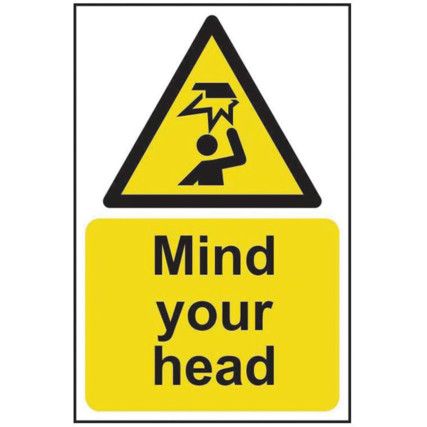 MIND YOUR HEAD - RPVC (200X300MM)