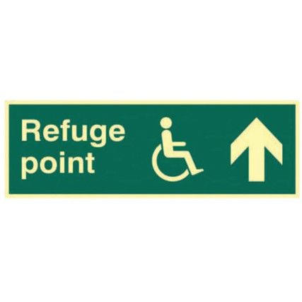 REFUGE POINT ARROW UP - PHO (450X150MM)