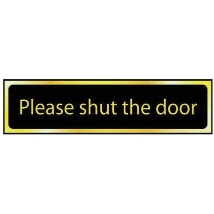 PLEASE SHUT THE DOOR - POL (200X50MM)