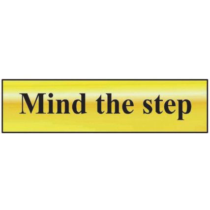 MIND THE STEP - POL (200 X 50MM)