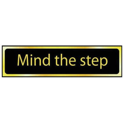 MIND THE STEP - POL (200 X 50MM)