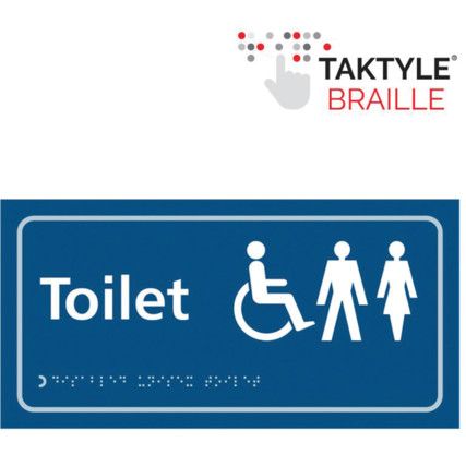 TOILET (DISABLED / GENTS /LADIES)- TAKTYLE (300 X 150MM)