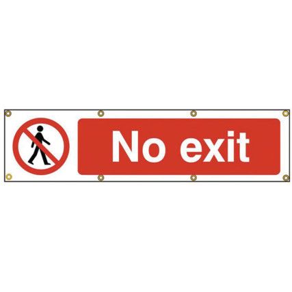 NO EXIT - BAN (1200 X 300MM)