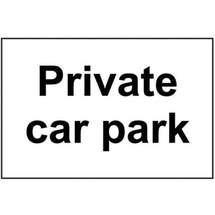 PRIVATE CAR PARK - RPVC (300X200MM)