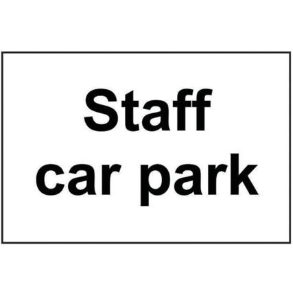 STAFF CAR PARK - RPVC (300X200MM)