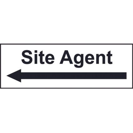 SITE AGENT ARROW LEFT - SAV (300X100MM)