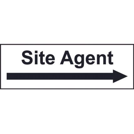 SITE AGENT ARROW RIGHT - SAV (300X 100MM)