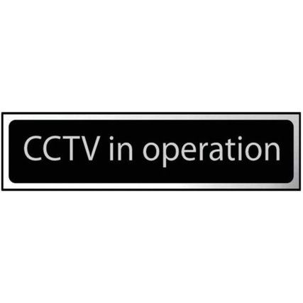 CCTV IN OPERATION - CHR (200X50MM)