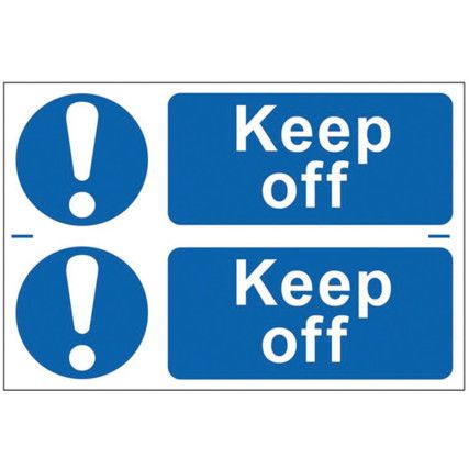 KEEP OFF - PVC (300 X 200MM) 