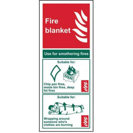 FIRE BLANKET - PVC (75 X 200MM)