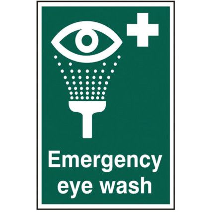 EMERGENCY EYE WASH - PVC (200X300MM)