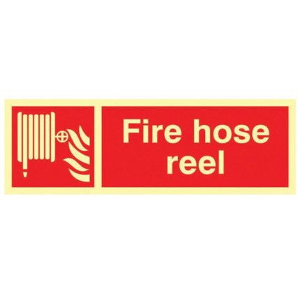 FIRE HOSE REEL - PHOTOLUM. (300X100MM)