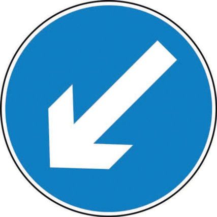 DIRECTIONAL ARROW LEFT - QSIGN(750MM)