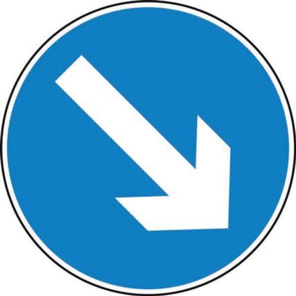 DIRECTIONAL ARROW RIGHT - QSIGN(600MM)