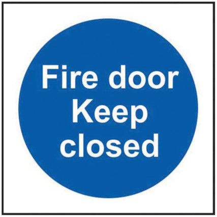 FIRE DOOR KEEP CLOSED - RPVC(100X 100MM)