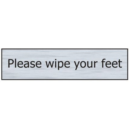 PLEASE WIPE YOUR FEET - SSEEFFECT(200 X 50MM)