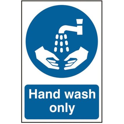 HAND WASH ONLY - PVC (200 X300MM)