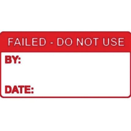 FAILED DO NOT USE - LABELS (50X25MM ROLL OF 250)