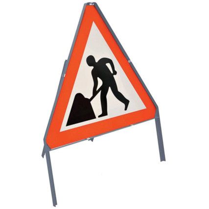 600 X 450MM ROAD SIGN STANCHION -DOUBLE SIDED