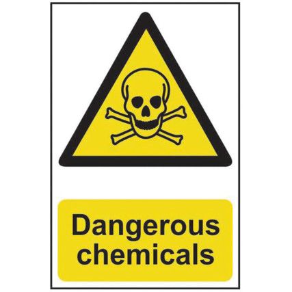 DANGEROUS CHEMICALS - PVC (200X300MM)