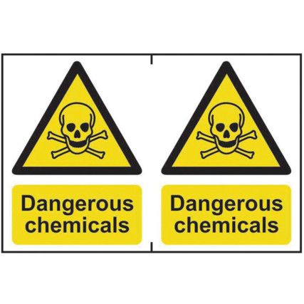 DANGEROUS CHEMICALS - PVC (300X200MM)