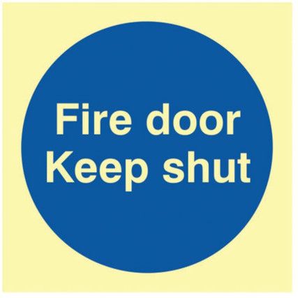 FIRE DOOR KEEP SHUT - PHS (100X100MM)