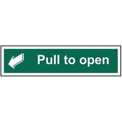 PULL TO OPEN - RPVC (300 X 75MM)