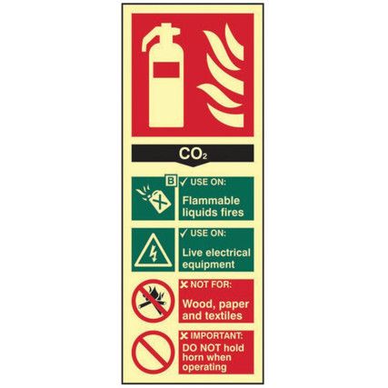 FIRE EXTINGUISHER COMPOSITE -CO2- PHO (75 X 200MM)