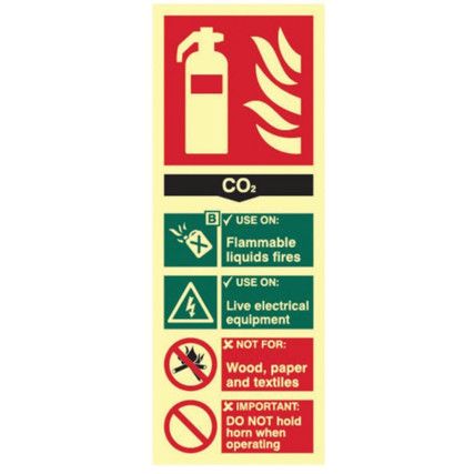 FIRE EXTINGUISHER COMPOSITE -CO2- PHS (75 X 200MM)