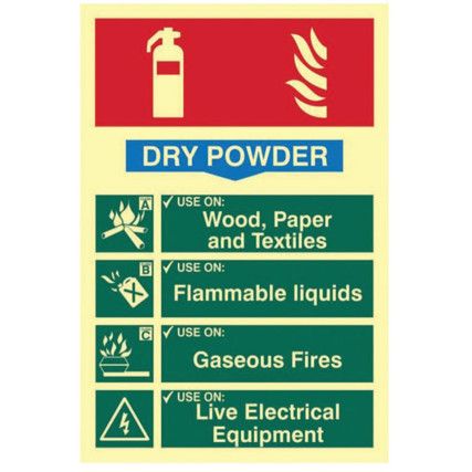 FIRE EXTINGUISHER COMPOSITE -DRYPOWDER - PHO (200 X 300MM)