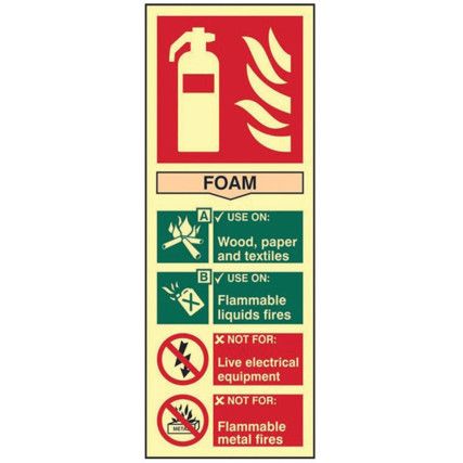 FIRE EXTINGUISHER COMPOSITE -FOAM- PHO (75 X 200MM)