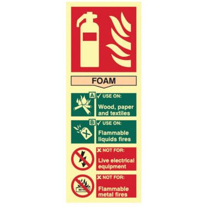 FIRE EXTINGUISHER COMPOSITE -FOAM- PHS (75 X 200MM)