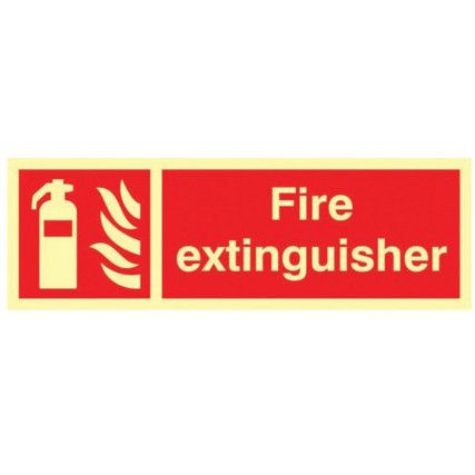 FIRE EXTINGUISHER - PHOTOLUM.(300X 100MM)