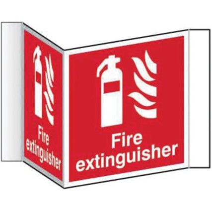 FIRE EXTINGUISHER (PROJECTIONSIGN) - RPVC (200MM FACE)