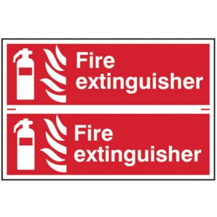 FIRE EXTINGUISHER - PVC (300X200MM)