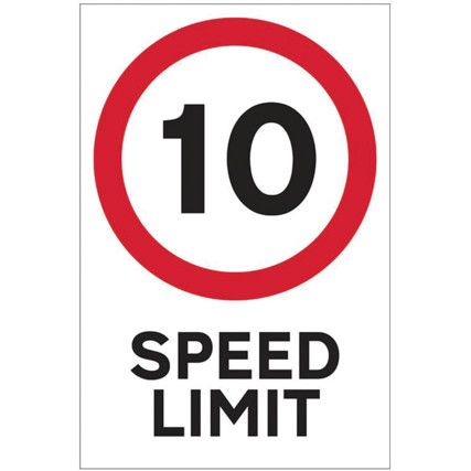 10MPH SPEED LIMIT - FMX (400X600MM)