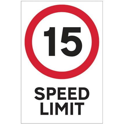 15MPH SPEED LIMIT - FMX (400X600MM)